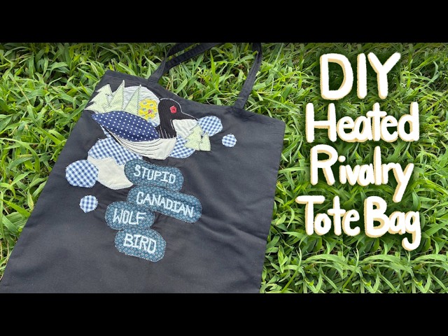 DIY Heated Rivalry Merch! Loon Tote Tutorial!