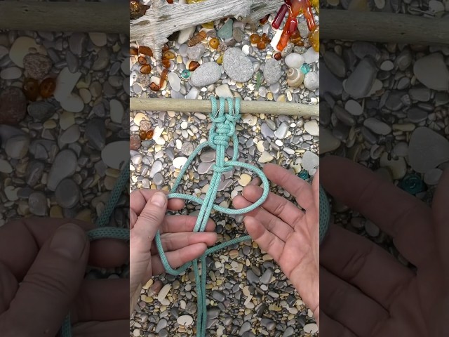 Alternating Larks Head Knots with Loops #macrame