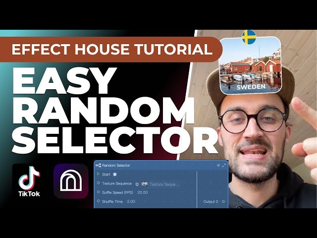 Easy Random Selector - Effect House Tutorial! | Create your own TikTok Filter