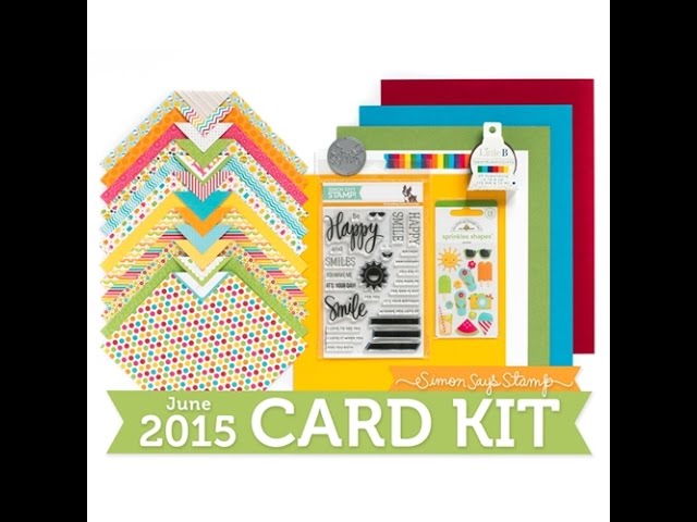 What I Made: SimonSaysStamp June Card Kit 2015