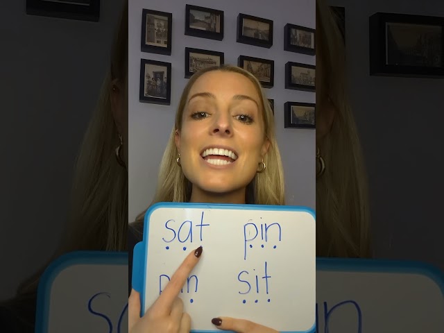 Teach your child to read - Blending CVC words #homeschool #englishteacher #teachyourkidstoread