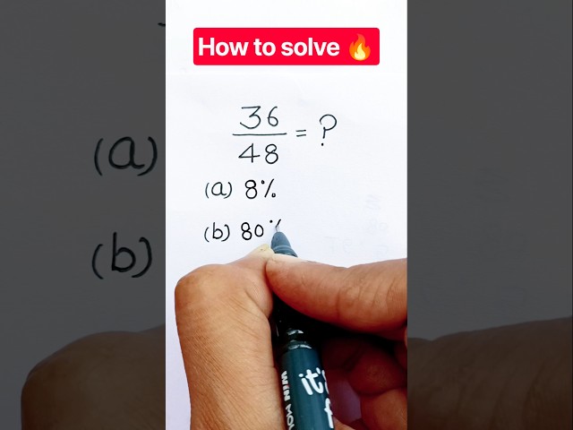 How to solve 🔥