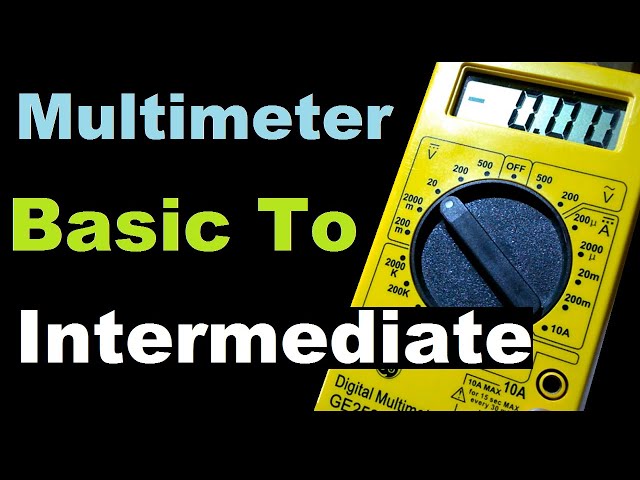Learn how to use a Multimeter - for solar power, DIY and more! #solar #diy #multimeter