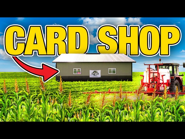 World's FIRST card shop on a FARM!