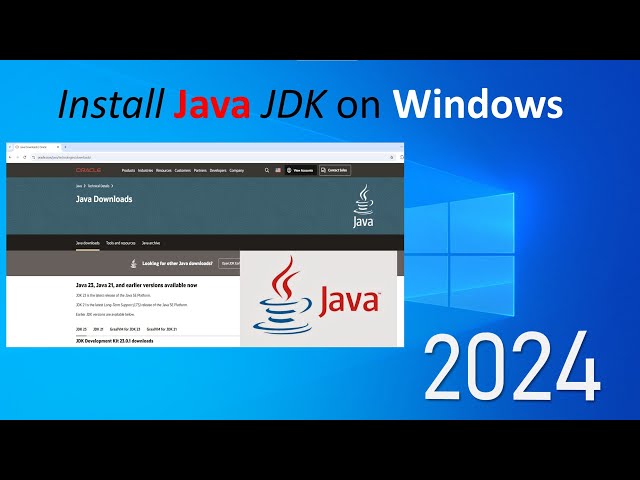 How to install Java JDK on Windows (with JAVA_HOME | JAVA HOME)