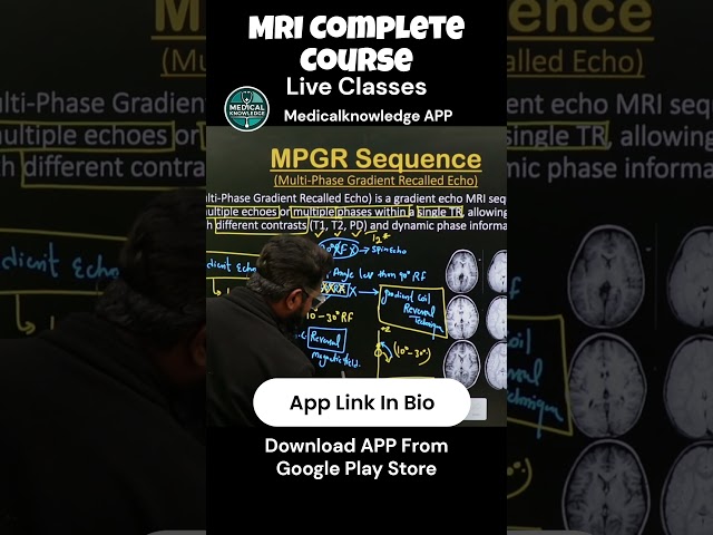MRI complete course Live Classes #mri #ctimage #education #medicalimaging #medicalscan #realtimemri