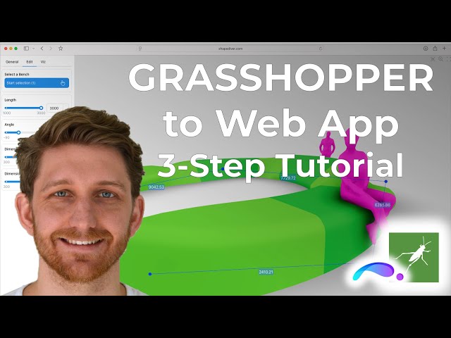 3 step tutorial: Grasshopper script to Web App.
