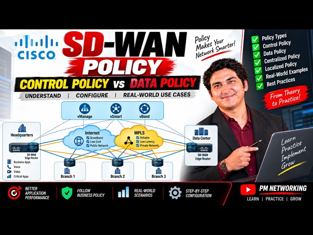 Cisco SD-WAN Policies | Learn, Configure, and Implement with PM Networking