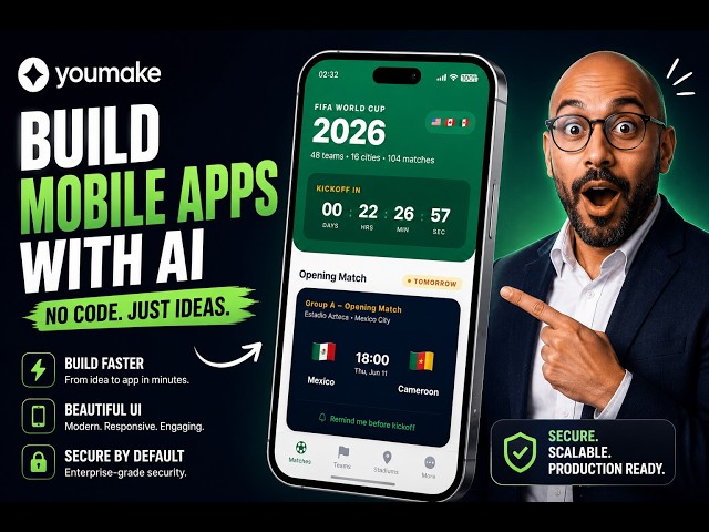 How to Build a Mobile App with AI Using Youmake.dev (No Coding Required)