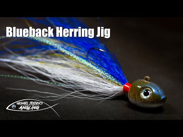 Blueback Herring Jig - classic bucktail jig tying tutorial