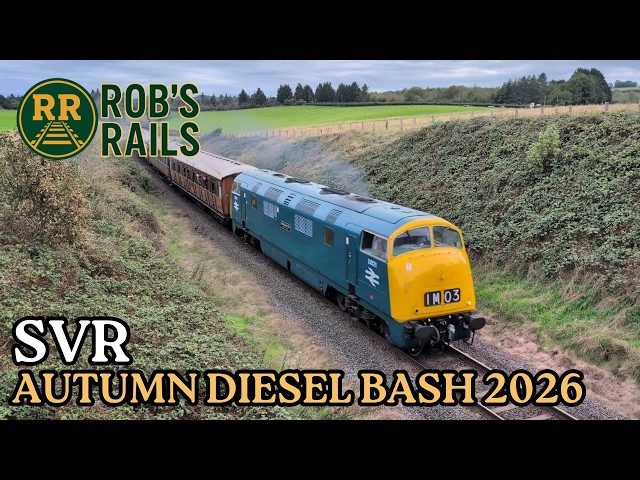 GREYHOUND & 11 COACHES! The Final Day of the SVR Autumn Diesel Bash