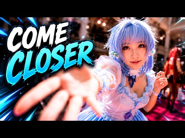 Cute Cosplayer Up Close | Anime Expo Photoshoot [8K VR180]