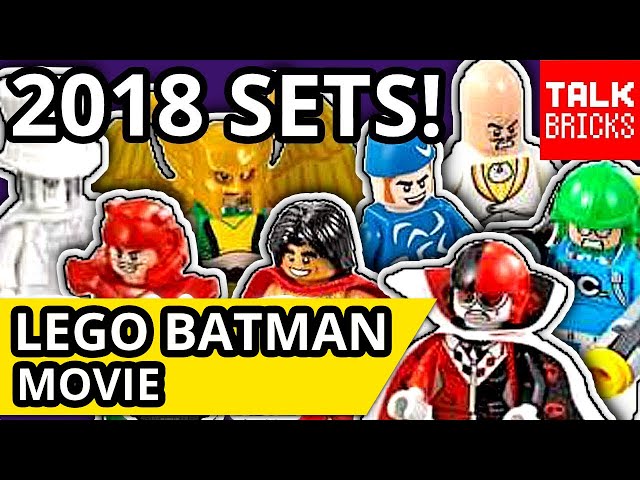 LEGO Batman Movie 2018 OFFICIAL SET PICTURES!! BAT-SPACESHIP! EGGHEAD Mech! JUSTICE LEAGUE Party!