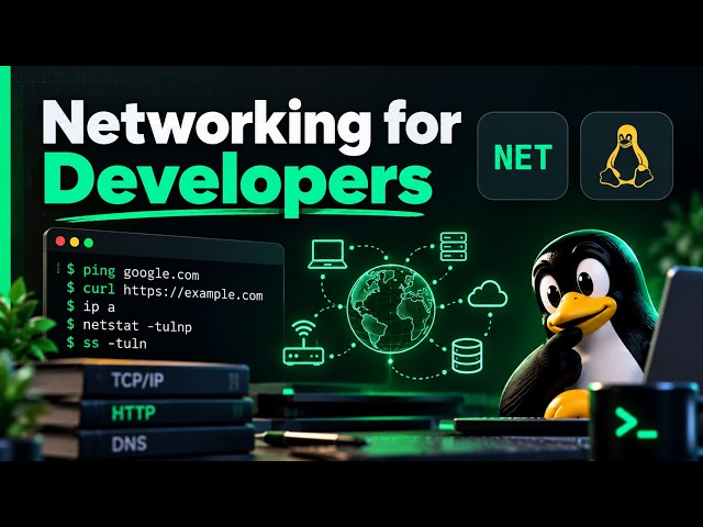 Networking for Developers: IP, Ports, TCP vs UDP, DNS, Subnets & Debugging Tools