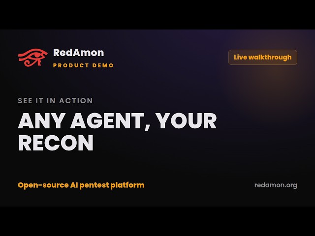 RedAmon AI Hacking Tool - Give any AI agent your recon, over MCP