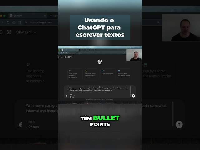 Usando o ChatGPT para escrever textos