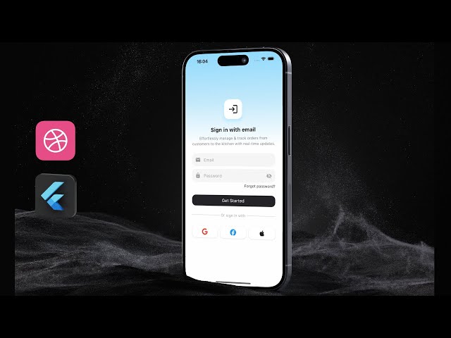 Cloning Sign In Page UI from Dribble - Flutter tutorial