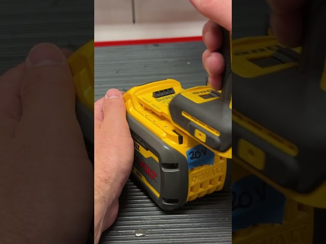 Why DeWalt FlexVolt only works on 20V tool. Date code lookup, Broken 60V mode