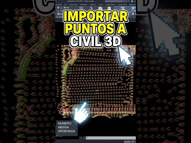 Importing Points in Civil 3D | Civil 3D 2027 Course #civil3d #surveying #engineering #autodesk