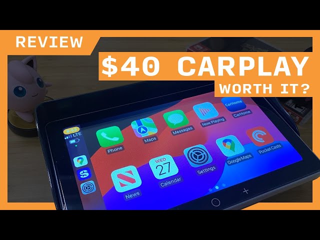 Let's Test This $40 Wireless Apple CarPlay & Android Auto Screen! Car Thing Alternative Review