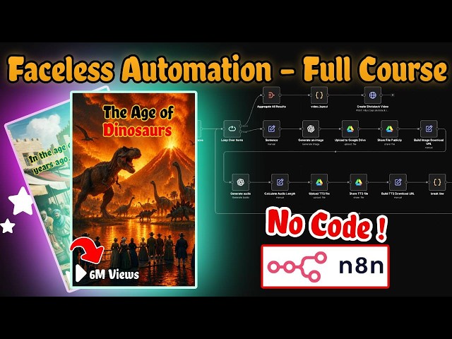 Faceless Automation with n8n - Full Course (100% Practical!)