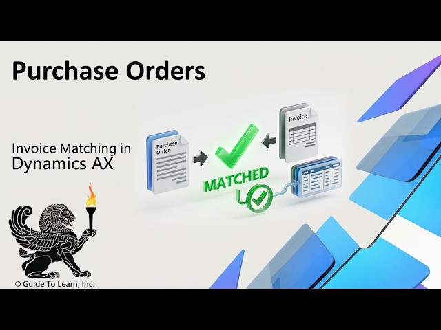 Purchase Orders & Invoice Matching in Dynamics AX 2012 R3 | Real‑World Demo (Short Preview)