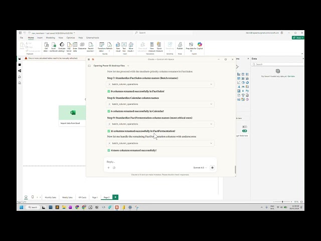 Claude + Power BI Integration