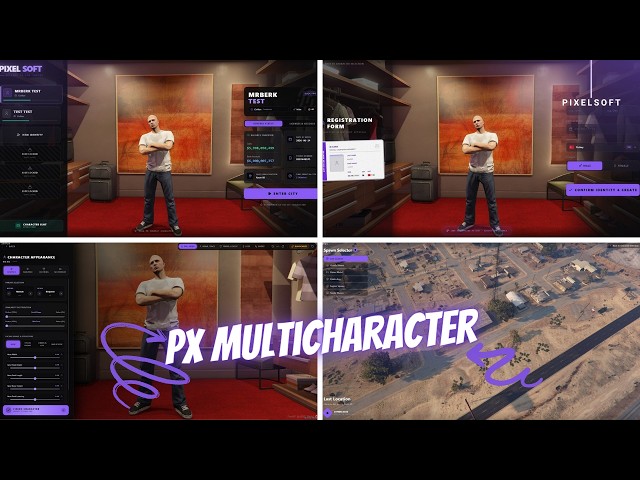 FiveM Multi-Character System | All-In-One [QBCore, QBox, ESX] #fivem  #script  #multicharacter
