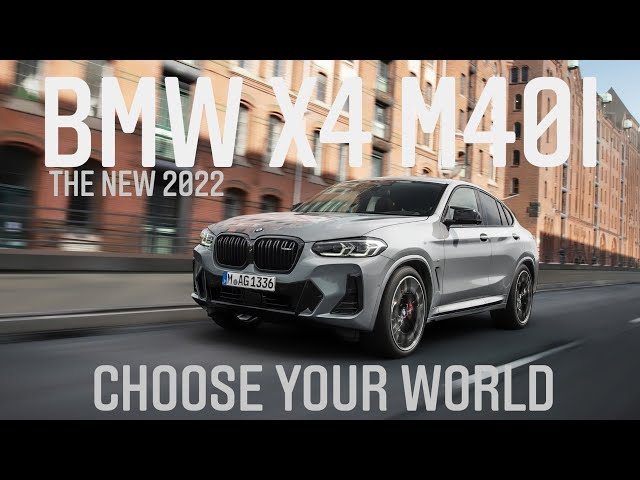 The New 2022 BMW X4 M40i | Choose Your World | Interior, Exterior, Colors, Wheels and Prices | WOCI