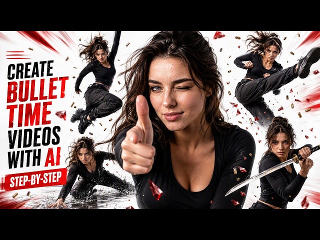 🥶📸Create Hollywood Cinematic Freeze Frame Videos with AI | DOMO AI | Bullet Time | Seedance 2.5