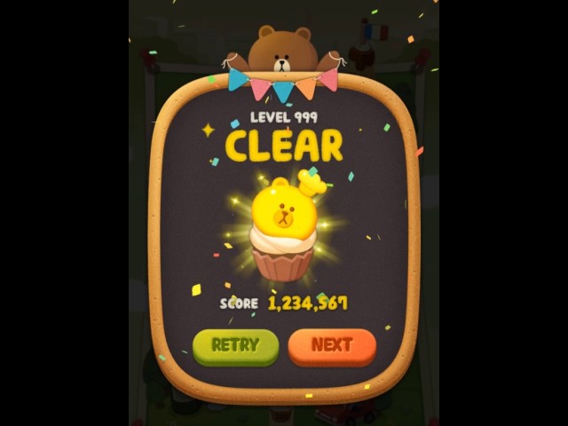 LINE POP game effect