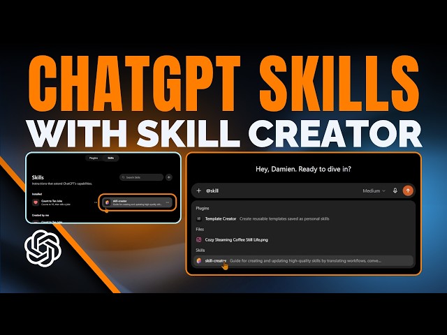 How To Use Skill-Creator In ChatGPT