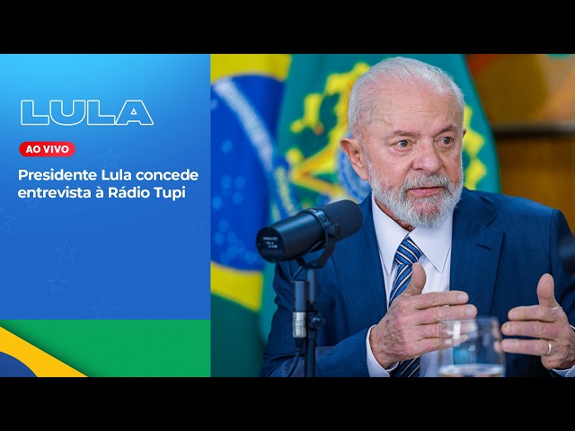 President Lula gives interview to Radio Tupi