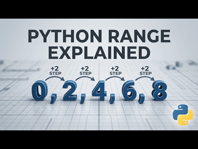 Python Range Function Explained | Start, Stop & Step | Lec 20