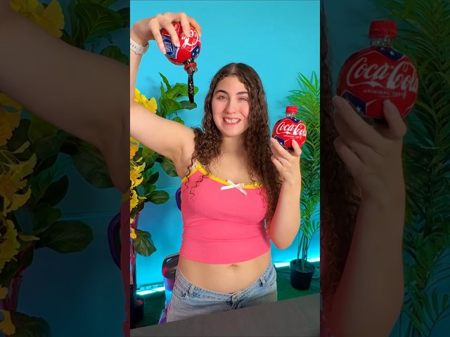 Coke or 🫟 challenge!🥤 #slimeatory #justameerah #navalua #thenavaluafamily