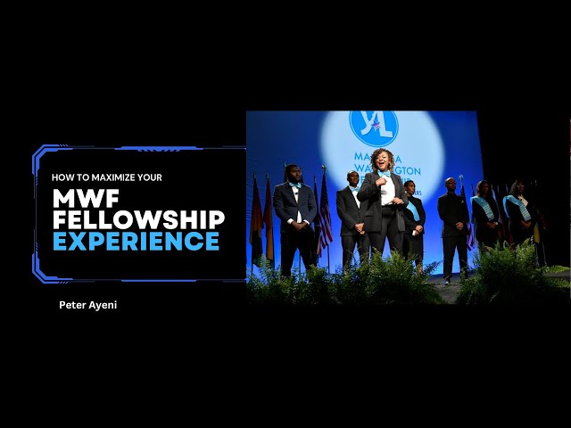 How to Maximise your Mandela Washington Fellowship experience by Peter Ayeni