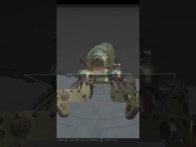 Learn to rig a mech in Blender