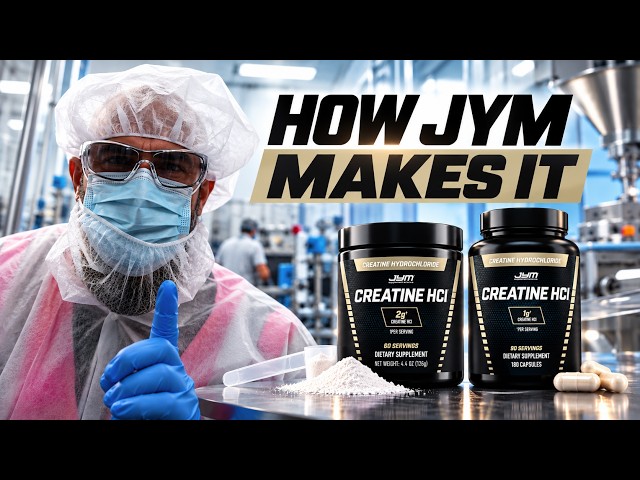 How JYM Makes Creatine HCl Powder & Capsules