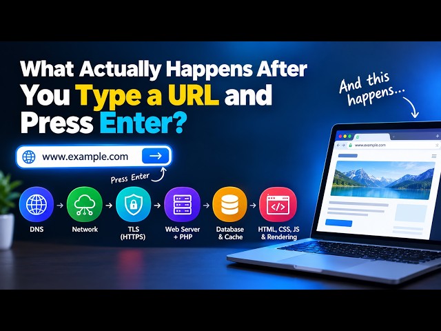 What REALLY Happens When You Type a URL and Press Enter? 🌐