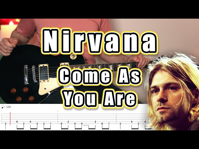 Nirvana  - Come As You Are (Guitar Tab | Cover | Lesson | Tutorial)