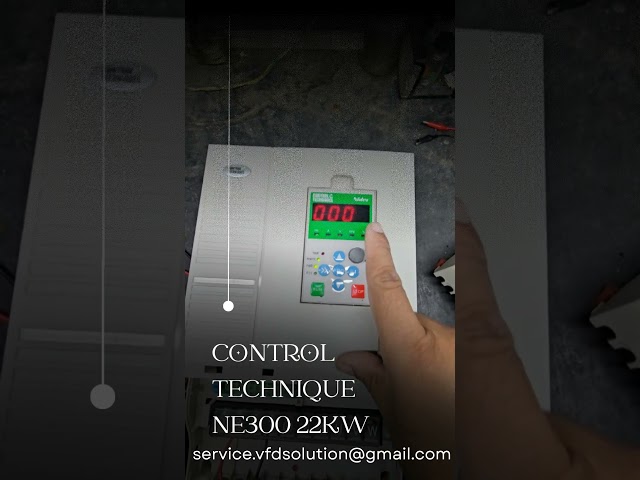 Control Techniques NE300 VFD Programming Explained! ⚙️# #schneider # #accircuits # #electrical
