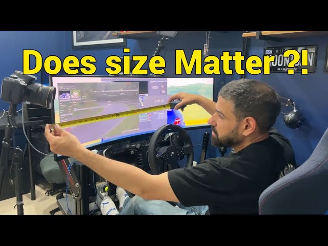 Does Size Matter in Sim Racing? 32:9 vs 21:9 vs 16:9 Single Monitor Showdown!