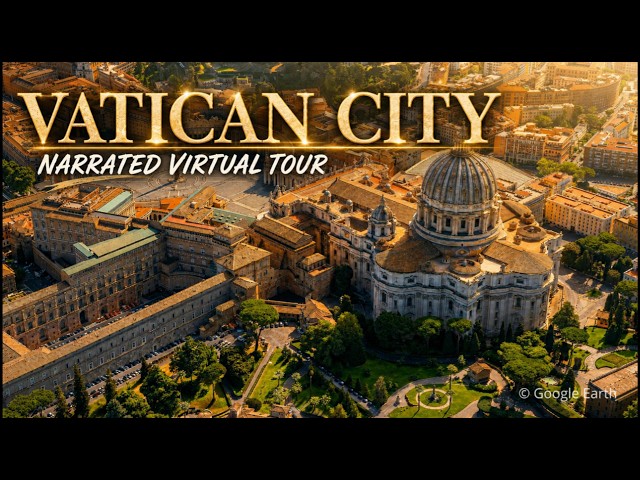 Vatican City Virtual Tour (4K UHD) | A Cinematic Narrated Journey