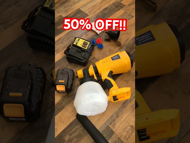 Cordless Paint Sprayer for Dewalt 20v Batteries #painting #paint