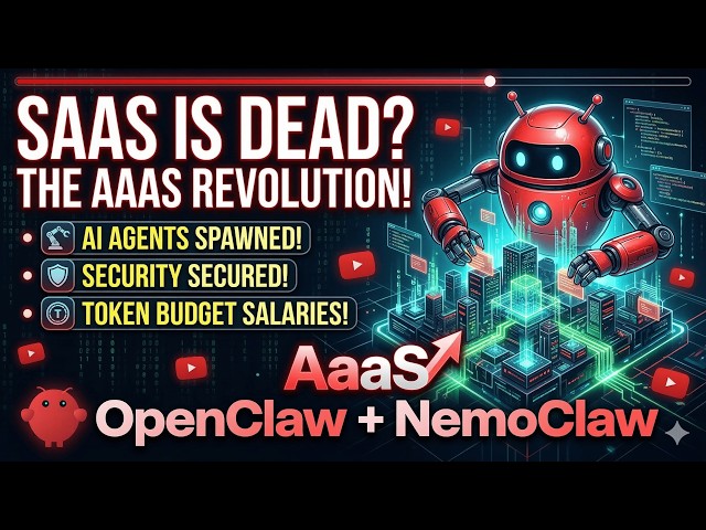 SaaS is Dead? How NVIDIA NemoClaw, OpenClaw & the AaaS Boom Are Sparking Multi-Trillion Revolution