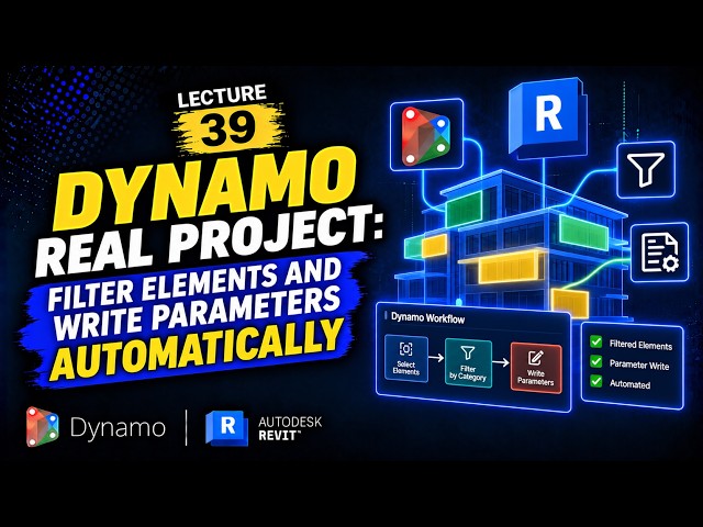 Dynamo Real Project: Filter Elements and Write Parameters Automatically