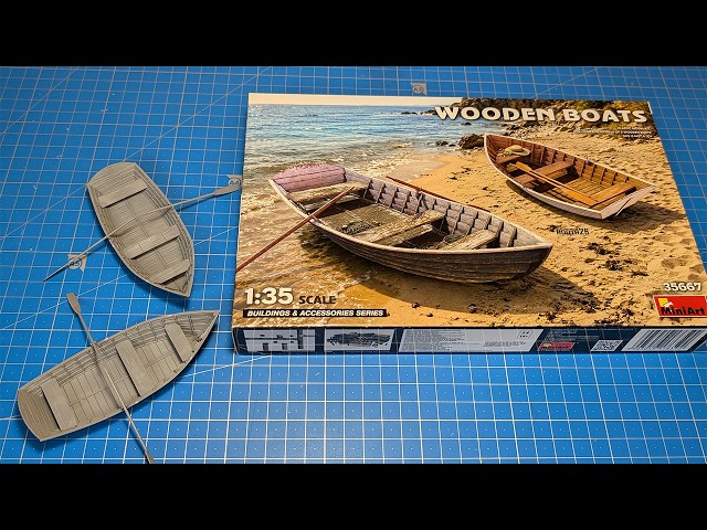 A Kit for Lazy Modelers? Building 1/35 Wooden Boats (MiniArt)