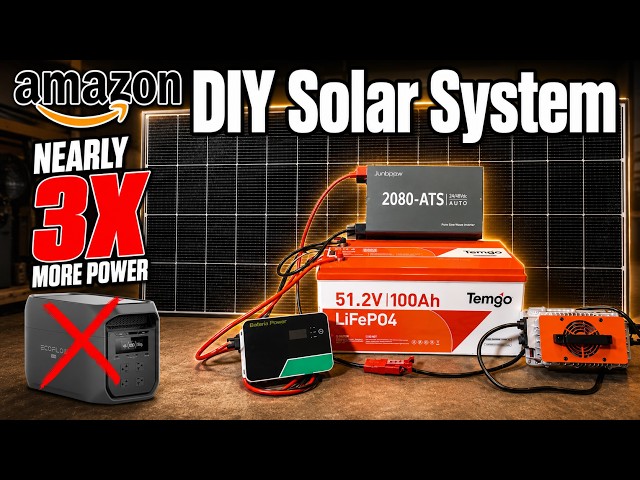 I Built the BEST DIY Solar System on Amazon [Destroys EcoFlow]