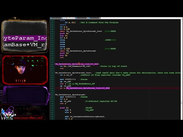 Z80 Lesson ChibiVM3 - Addressing Modes