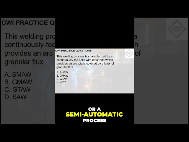 CWI Part A Sample question explained! Definition of SAW